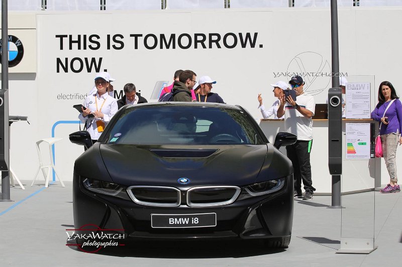 la BMW i8, voiture de sport du futur