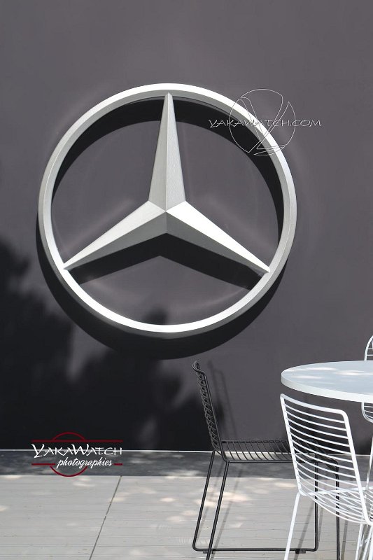 Le stand Mercedes