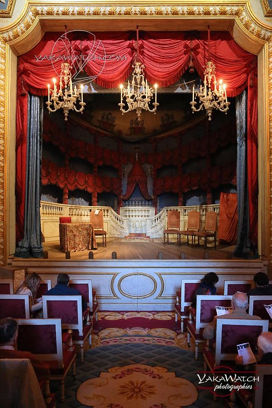 Le théâtre d'inspiration italienne du château de Groussay