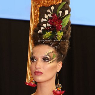 Hairworld competition - Stage makeup art