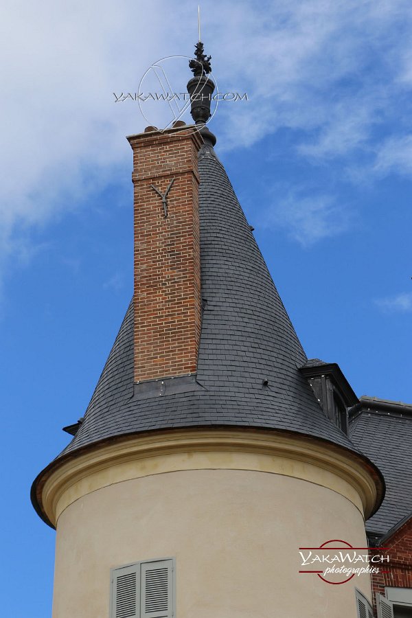 La toiture restaurée du château de Rambouillet